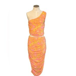 HOUSE OF HARLOW 1960 Flower Power Top & Skirt Set Size M/L
